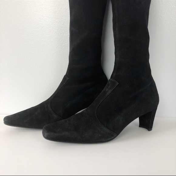 Stuart Weitzman stretch suede coolboot 9.5 narrow (fit like 8.5) - Picture 2 of 6